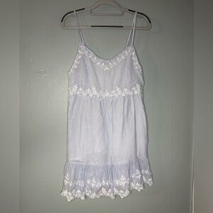 Joie Women's Cotton Striped Lined Spaghetti‎ Strap Dress